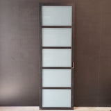 Internal Timber Door - 2340h x 720w Solid Core w/ 5 x Obscure Glass (PMOD5GT) *Factory 2nd* 30567