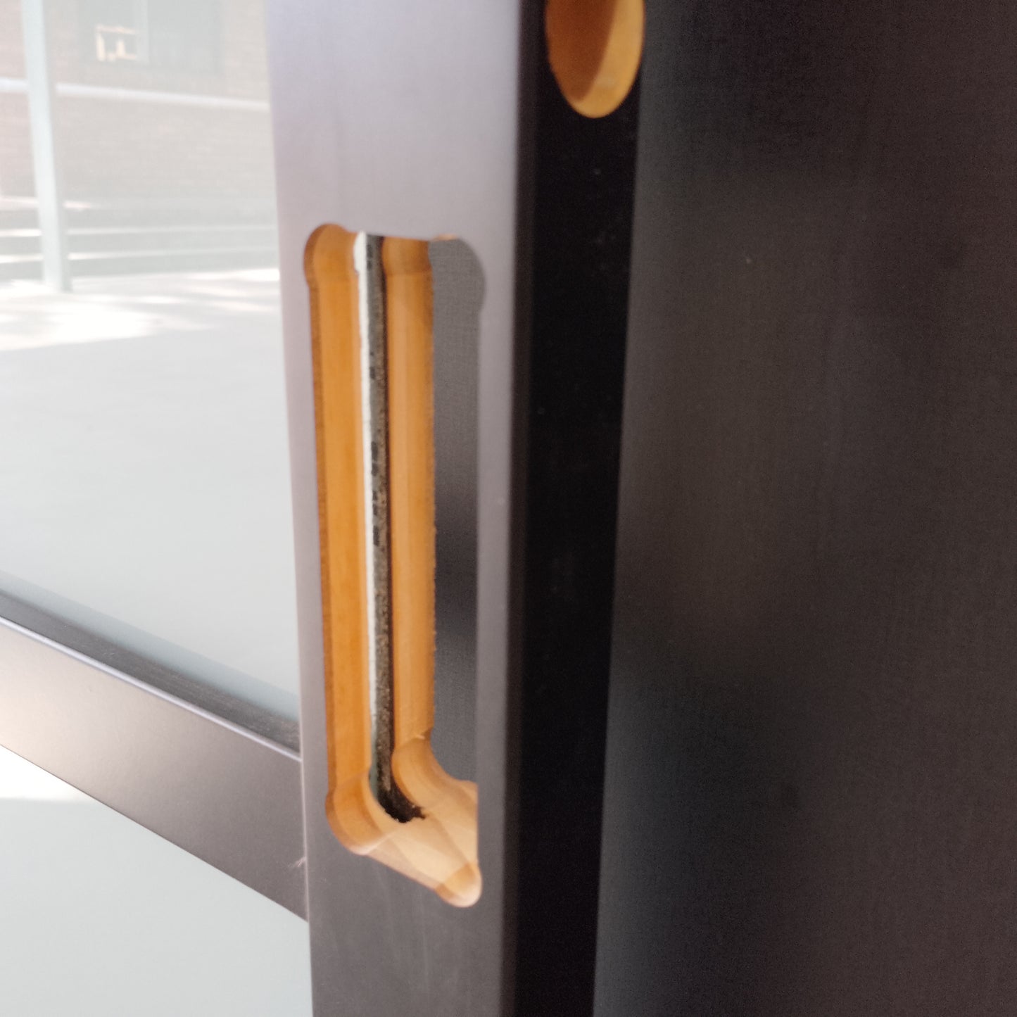 Internal Timber Door - 2340h x 720w Solid Core w/ 5 x Obscure Glass (PMOD5GT) *Factory 2nd* 30567