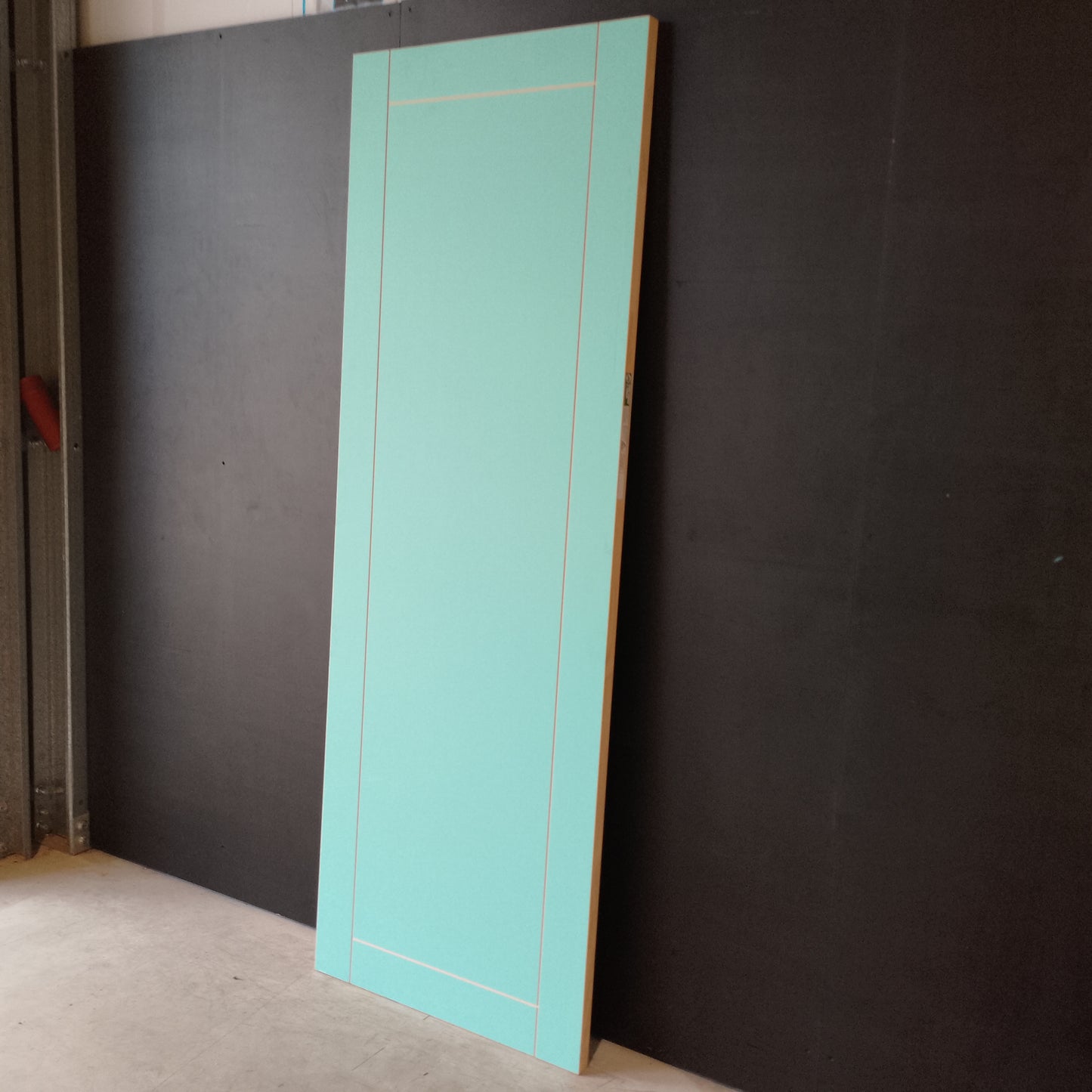 External Timber Door - 2340h x 812-820w Solid Core w/ Pattern  (HAG6) *Factory Second* 30570
