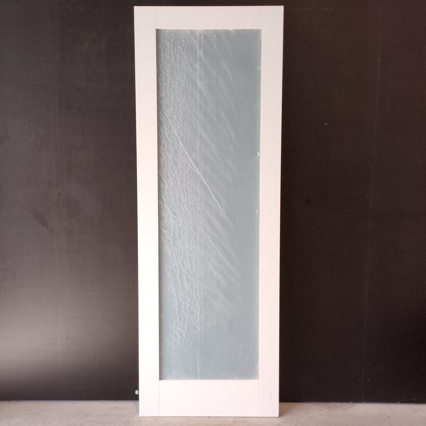 Internal Timber Door - 2340h x 820w Semi-Solid Core w/ 1 X Clear Glass  (HAM1) *Factory 2nd* 30552