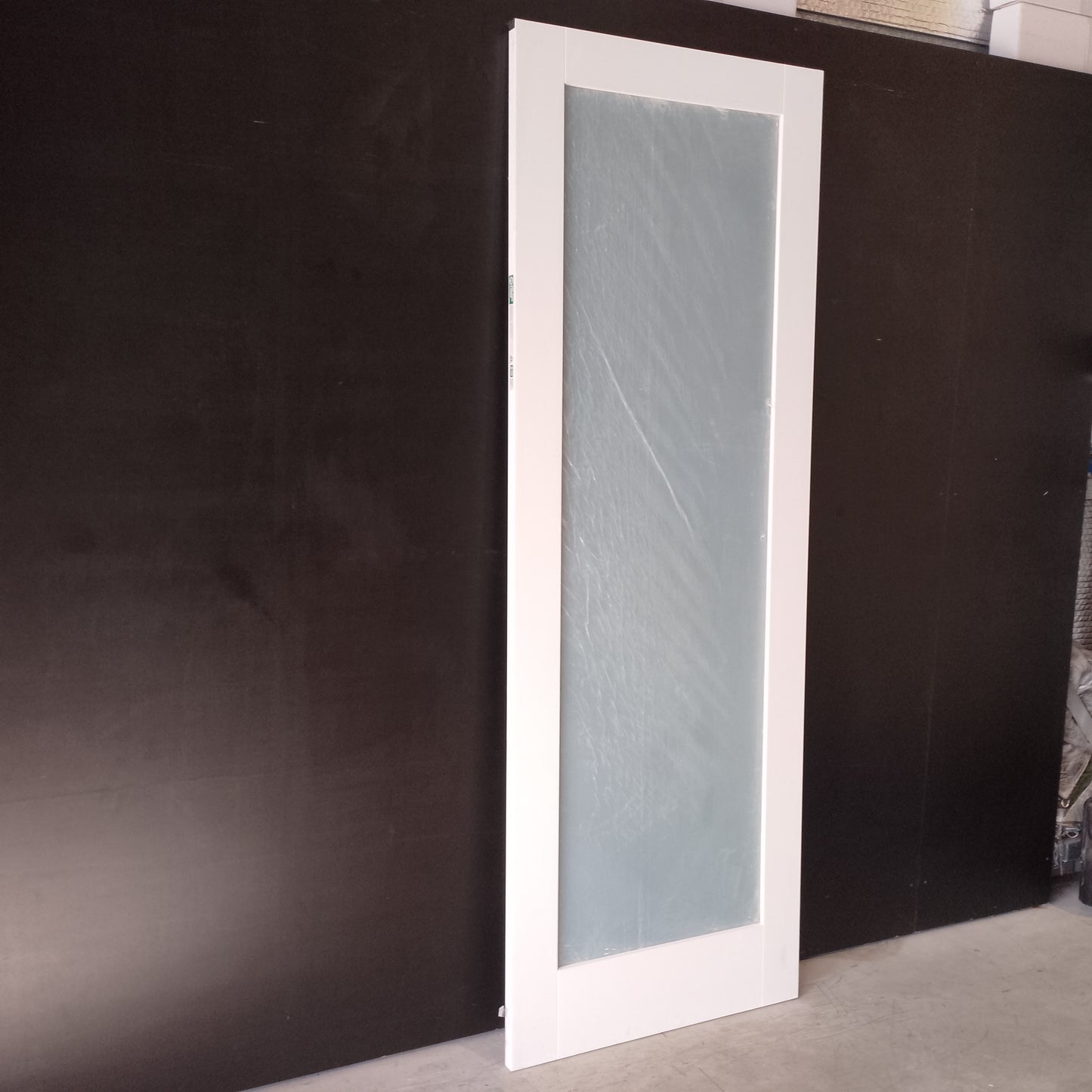 Internal Timber Door - 2340h x 820w Semi-Solid Core w/ 1 X Clear Glass  (HAM1) *Factory 2nd* 30552