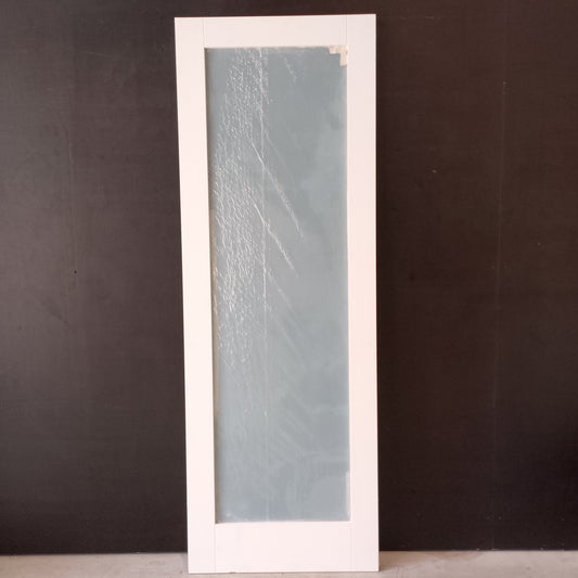 Internal Timber Door - 2340h x 820w Semi-Solid Core w/ 1 X Clear Glass  (HAM1) *Factory 2nd* 30553