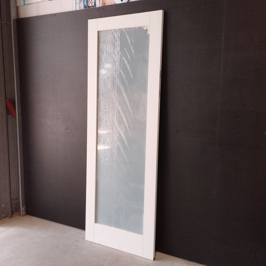 Internal Timber Door - 2340h x 820w Semi-Solid Core w/ 1 X Clear Glass (HAM1) *Factory 2nd* 30553