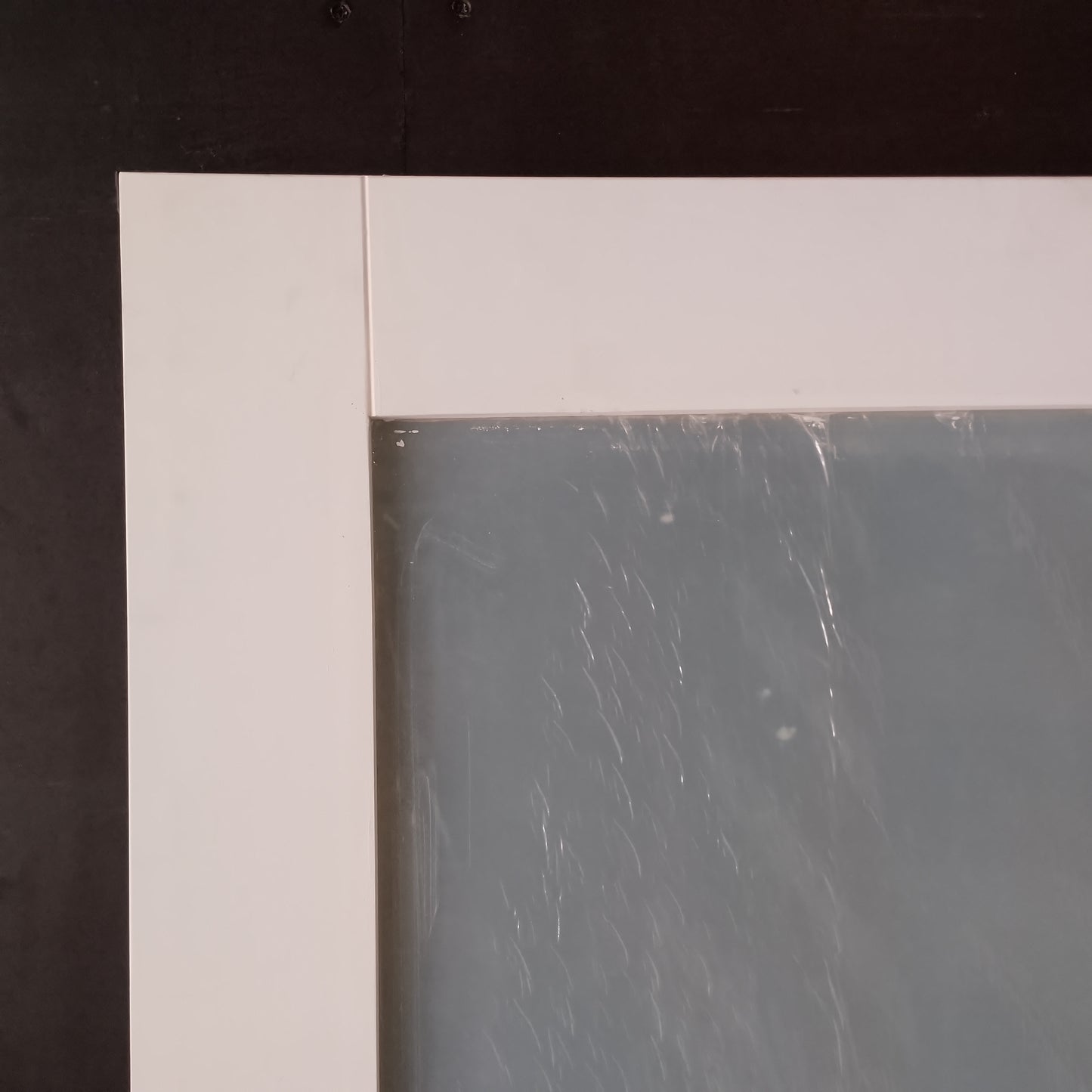 Internal Timber Door - 2340h x 820w Semi-Solid Core w/ 1 X Clear Glass  (HAM1) *Factory 2nd* 30553