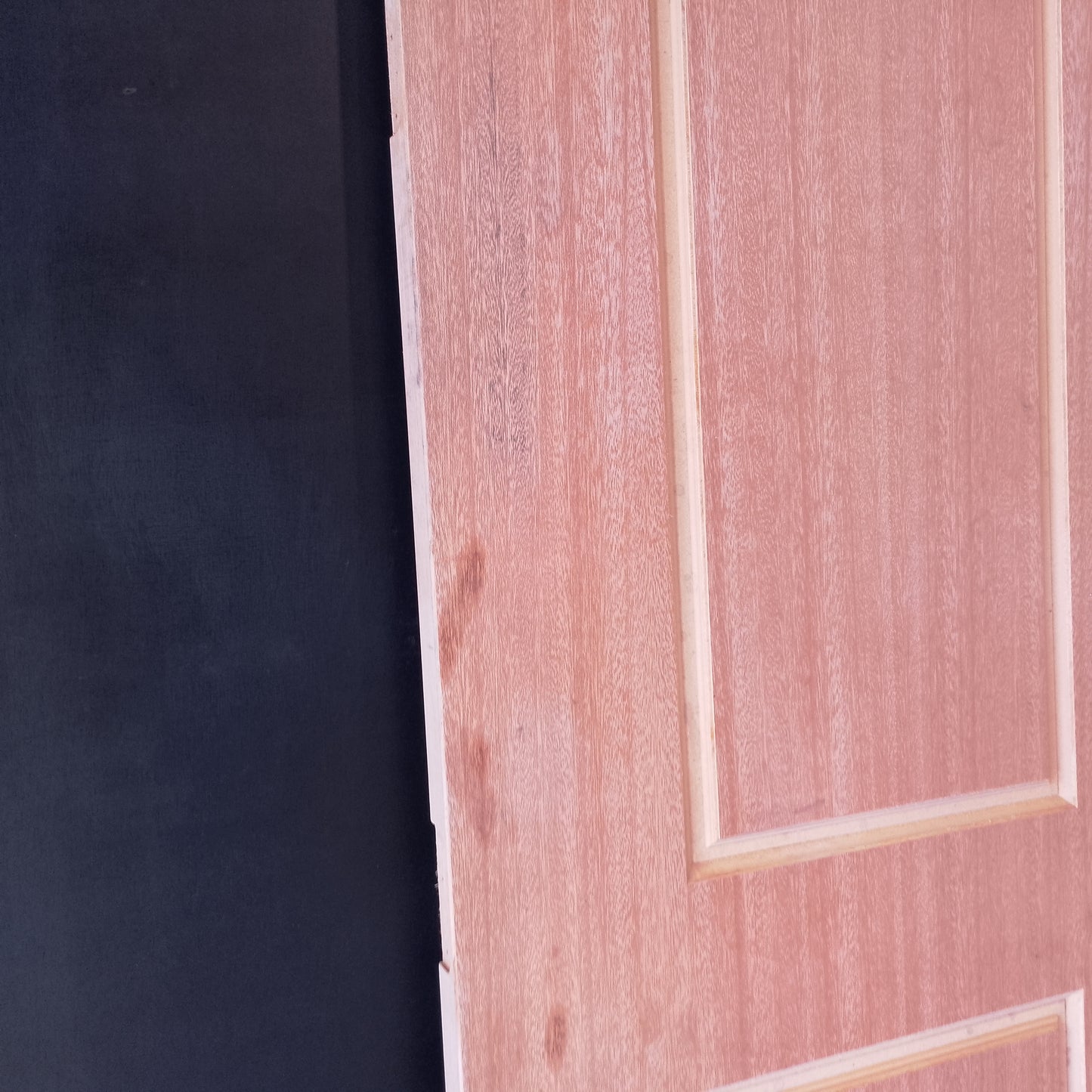 External Timber Door - 2040h x 1200w Solid Core w/ Pattern One Side  (XS2) *Factory Second* 30573