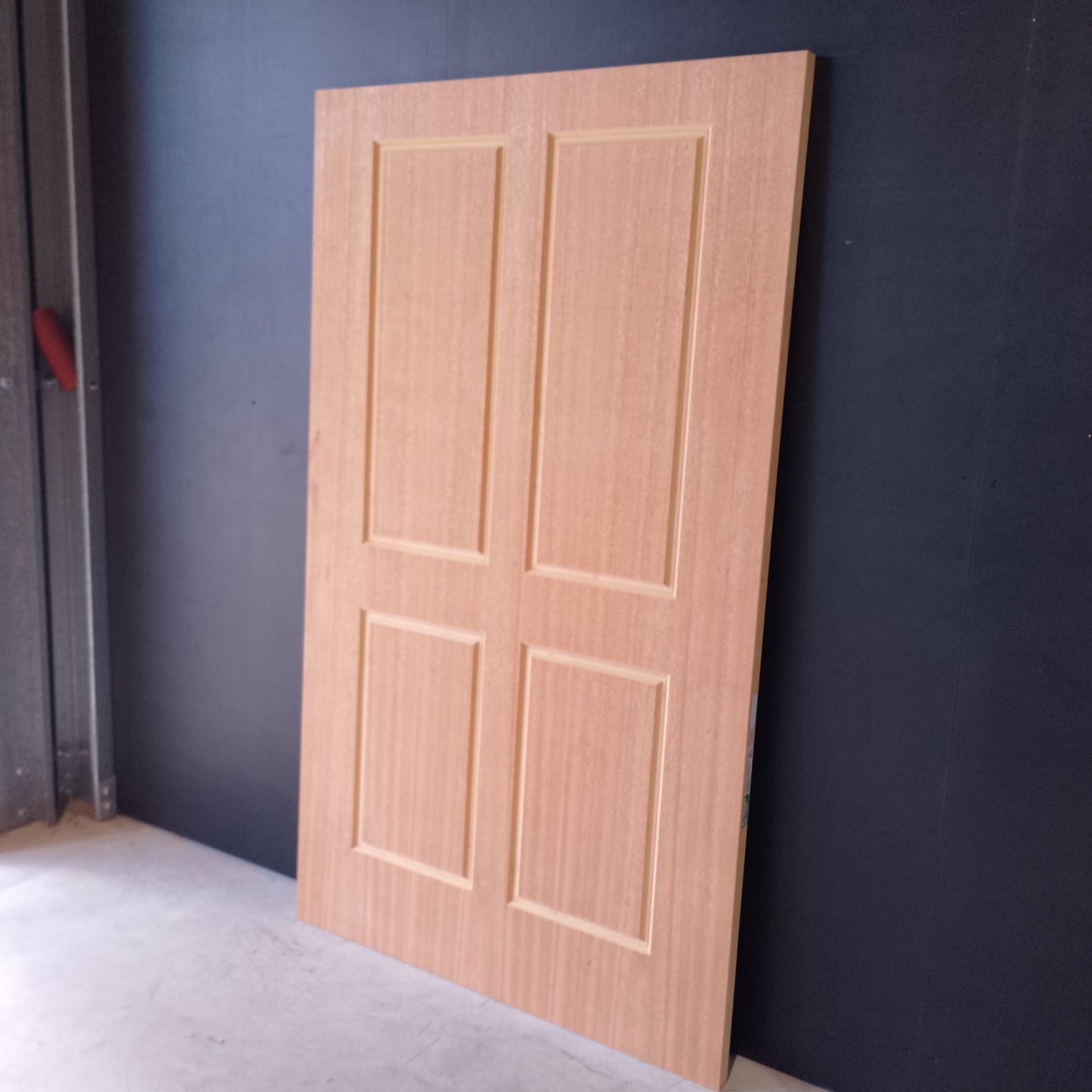 External Timber Door - 2040h x 1200w Solid Core w/ Pattern One Side  (XS2) *Factory Second* 30573