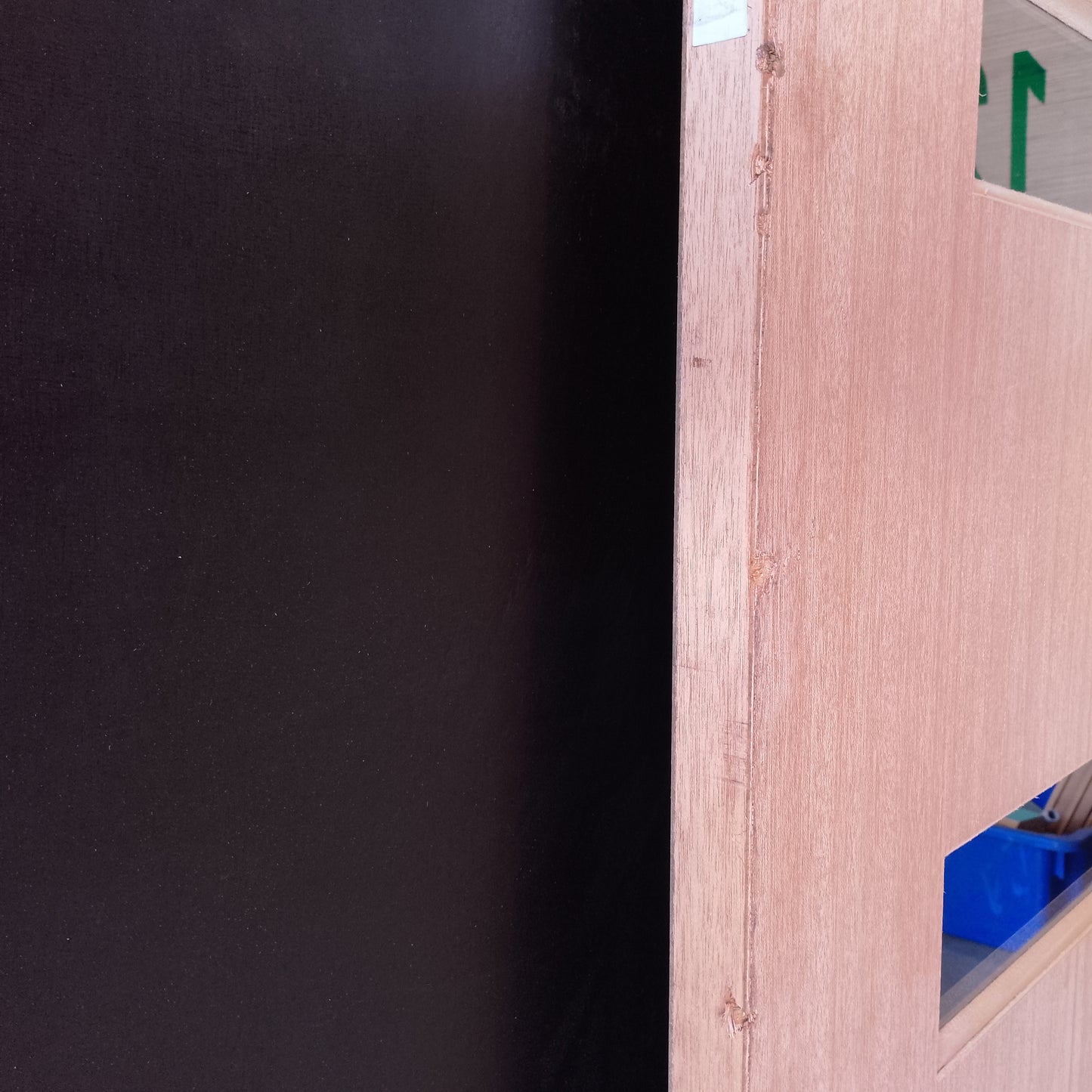 External Timber Door - 2040h x 1200w Solid Core w/ 4 X Clear Glass  (XN5) *Factory Second* 30575