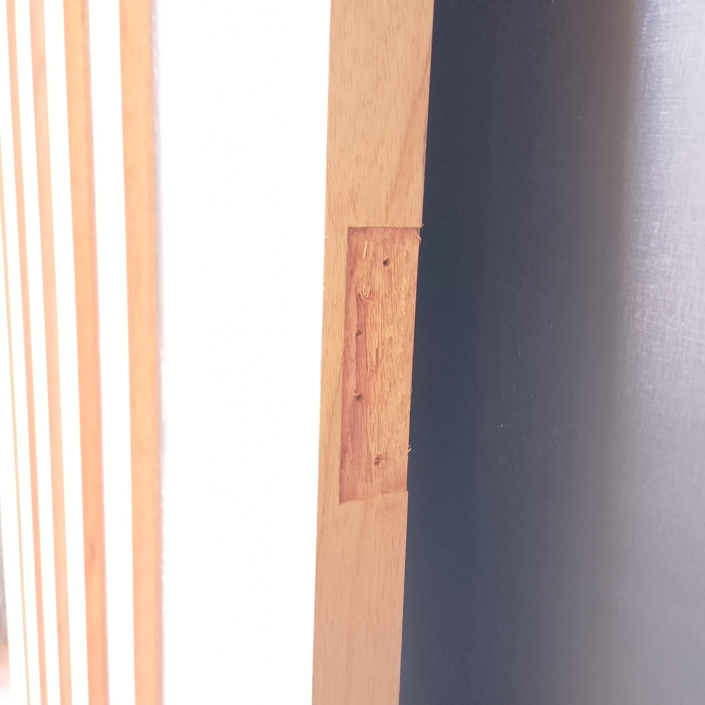 External Timber Door - 2040h x 1200w Solid Core w/ 5 X Obscure Glass  (XS45) *Factory Second* 30576