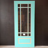 External Timber Door - 2340h x 1020w Solid Core w/ 9 X Clear Glass  (HAV99) *Factory Second* 30579