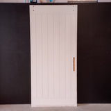 Internal Timber Barn Door - 2400h x 1100w Semi-Solid Core w/ Pattern (FBDS1) *Factory 2nd* 30581