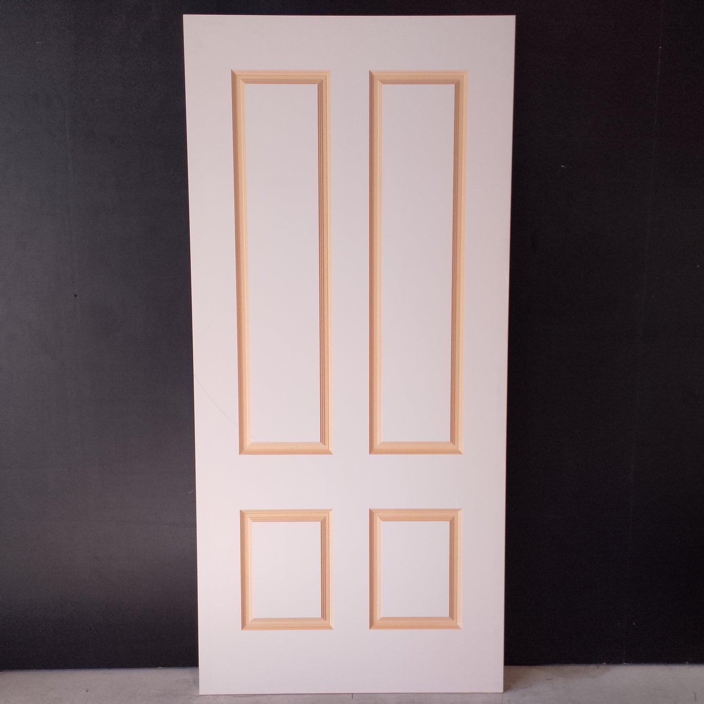 Internal Barn Door - 2150h x 1000w Solid Core w/ Pattern (HMC4) *Factory 2nd* 30583