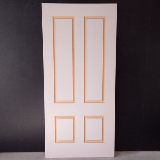 Internal Barn Door - 2150h x 1000w Solid Core w/ Pattern (HMC4) *Factory 2nd* 30583