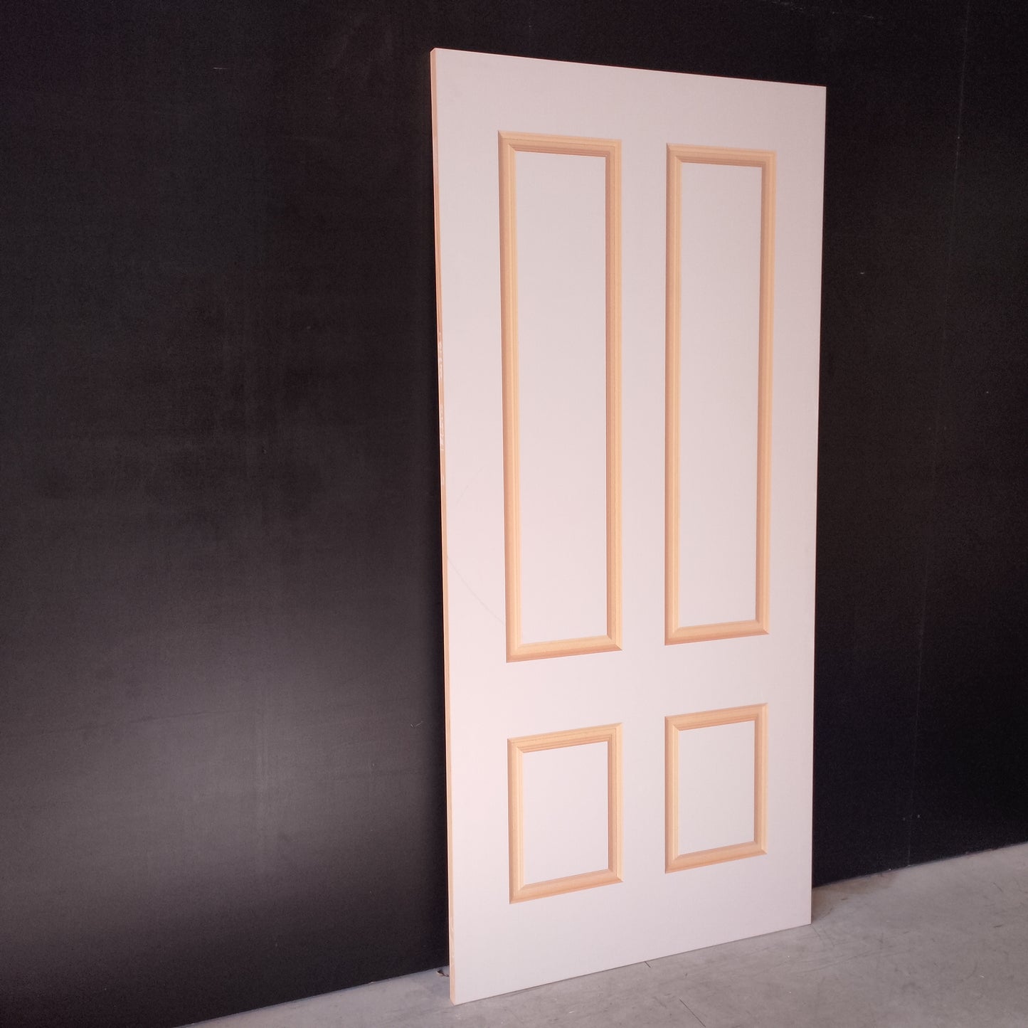 Internal Barn Door - 2150h x 1000w Solid Core w/ Pattern (HMC4) *Factory 2nd* 30583