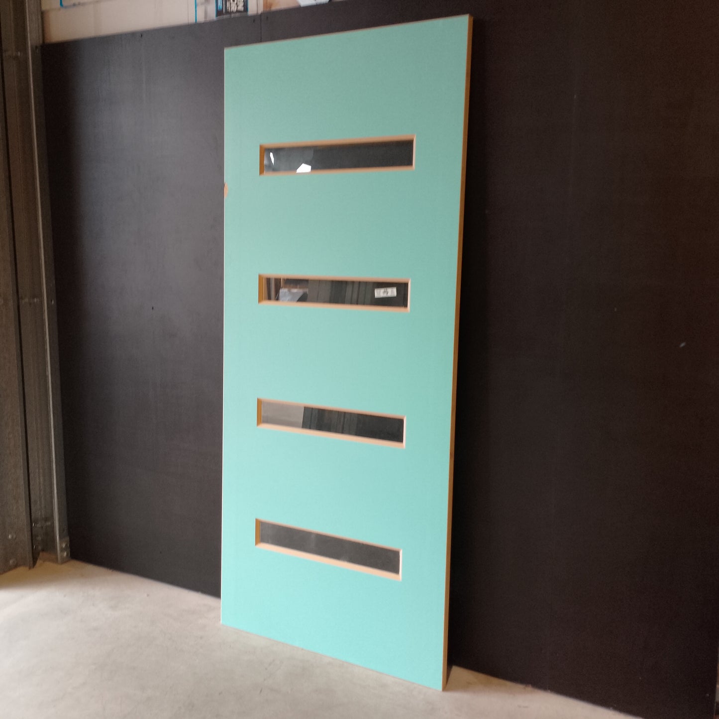 External Timber Door - 2340h x 1020w Solid Core w/ 4 X Clear Glass  (XN5) *Factory Second* 30584