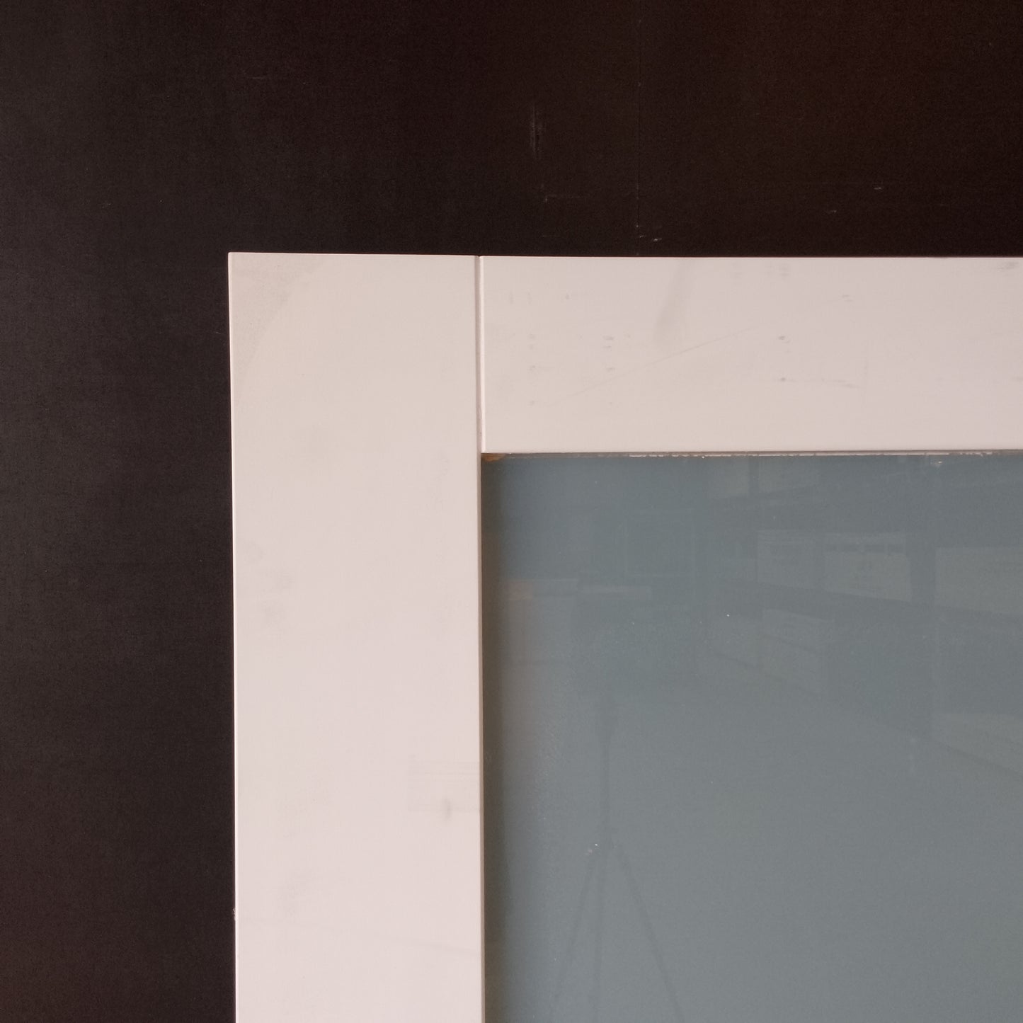 Internal Timber Door - 2040h x 920w Semi-Solid Core w/ 1 X Obscure Glass  (PMOD1GT) *Factory 2nd* 30588