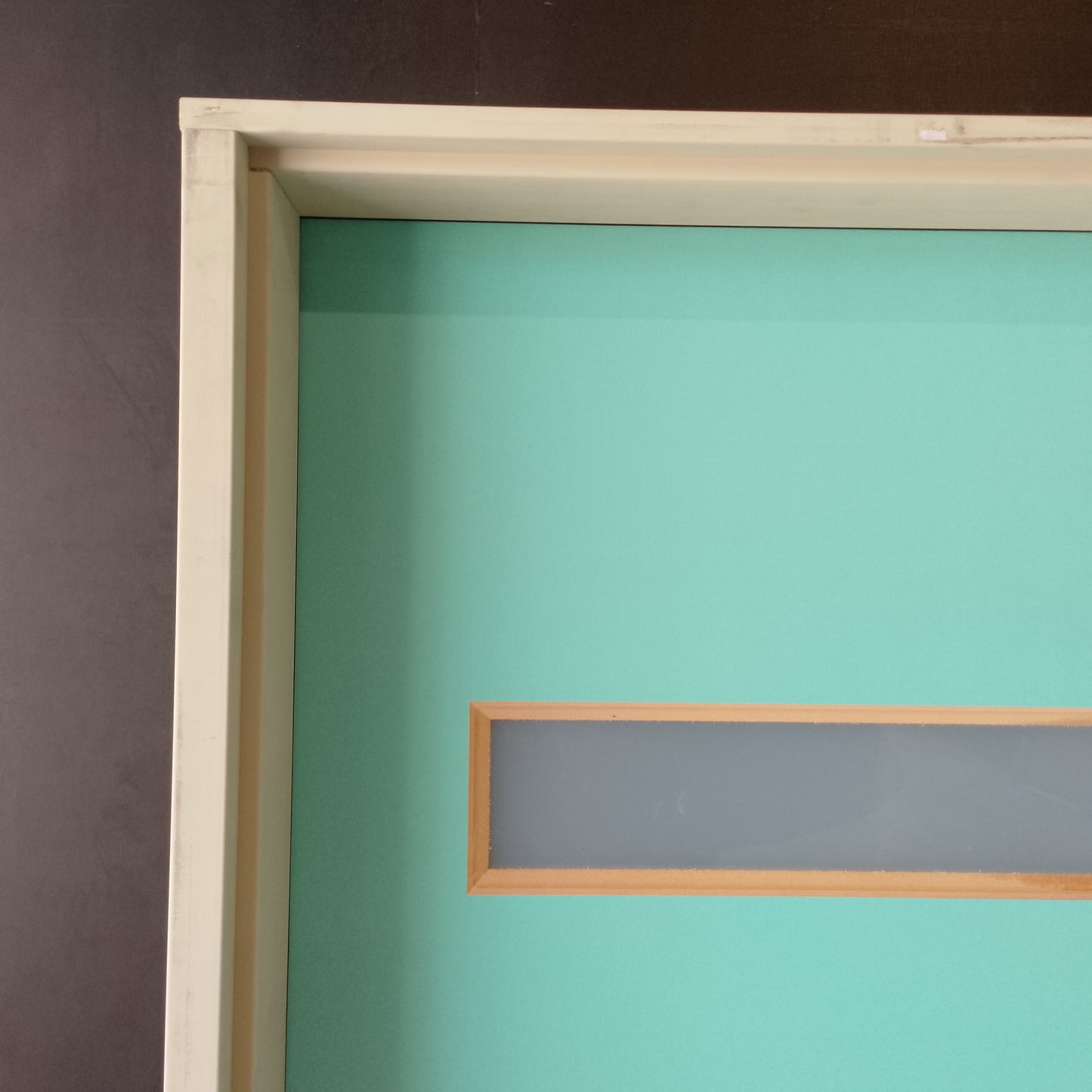 Timber Entry Door - Pre-Hung in a 2095h x 887w Frame w/ 4 x Obscure Glass *Factory 2nd* 30599