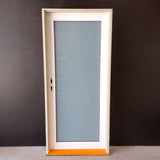Aluminium Entry Door - Pre-Hung in a 2095h x 937w Frame w/ 1 x Obscure Glass *Factory 2nd* 30600