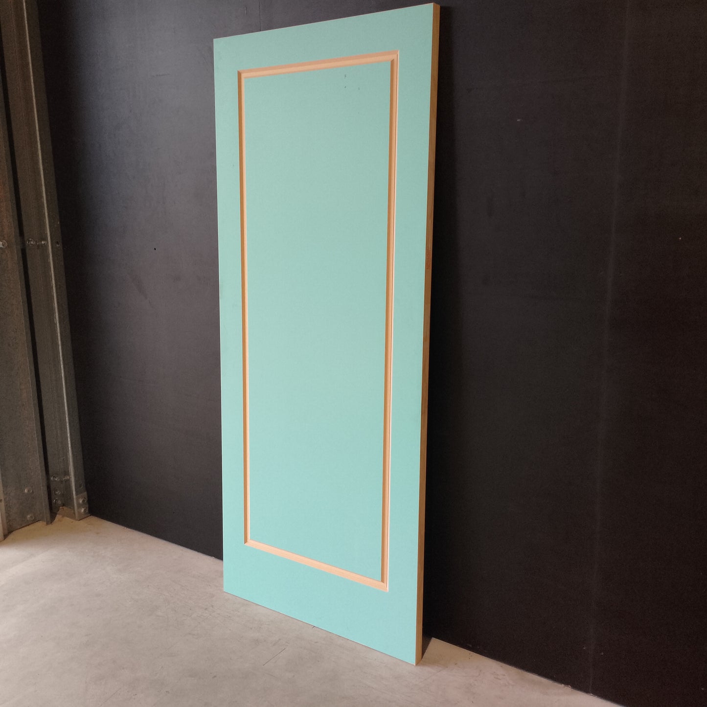 External Timber Door - 2040h x 870w Semi-Solid Core w/ Pattern  (PURB1) *Factory 2nd* 30608