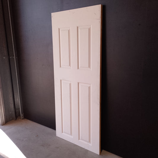 Internal Timber Door - 1995h x 870w Hollow Core w/ Pattern  (OAK) *Factory 2nd* 30616