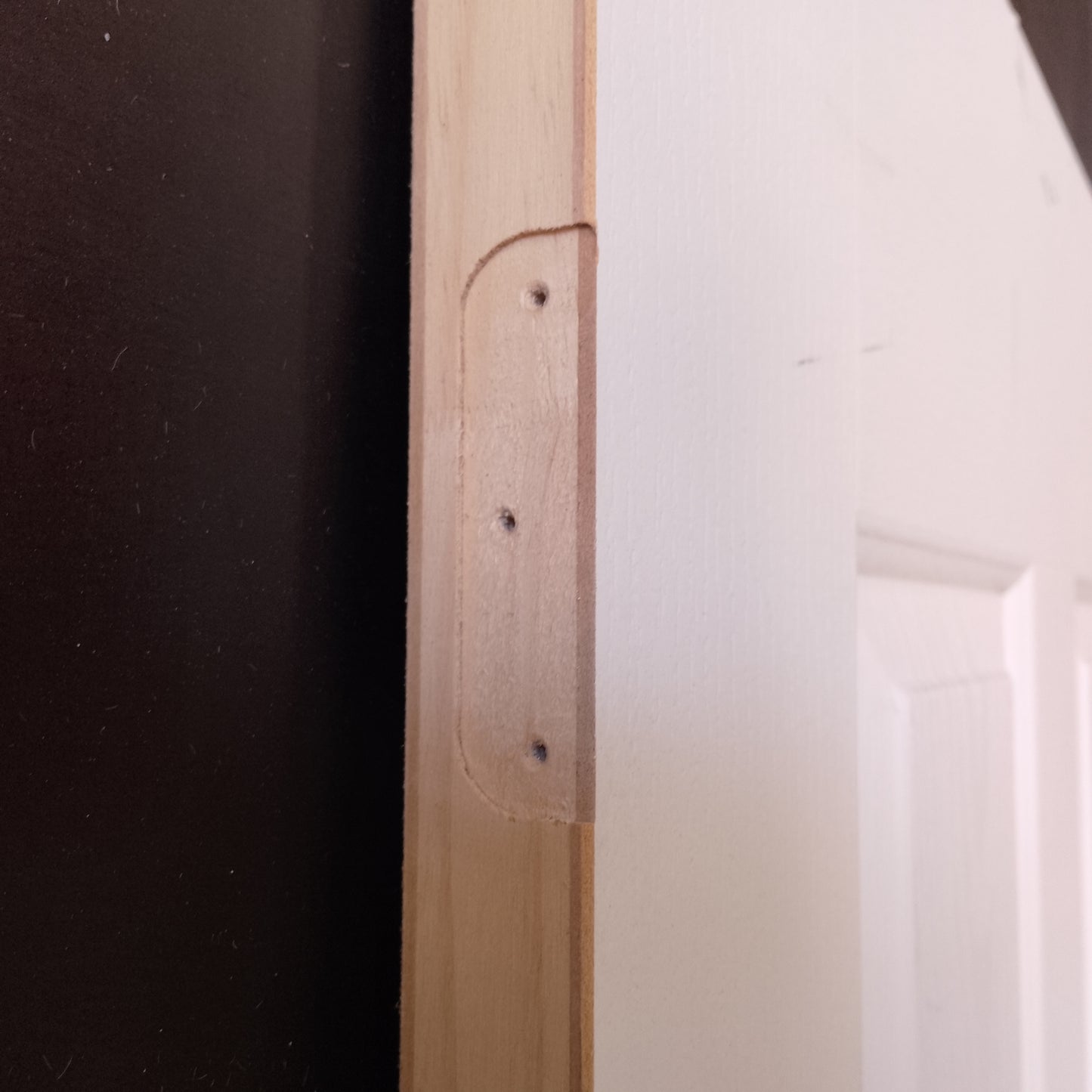 Internal Timber Door - 1995h x 870w Hollow Core w/ Pattern  (OAK) *Factory 2nd* 30616