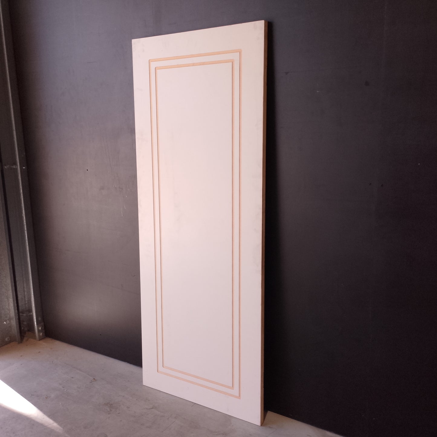 Internal Timber Door - 2040h x 820w Hollow Core w/ Pattern  (HA5) *Factory 2nd* 30617