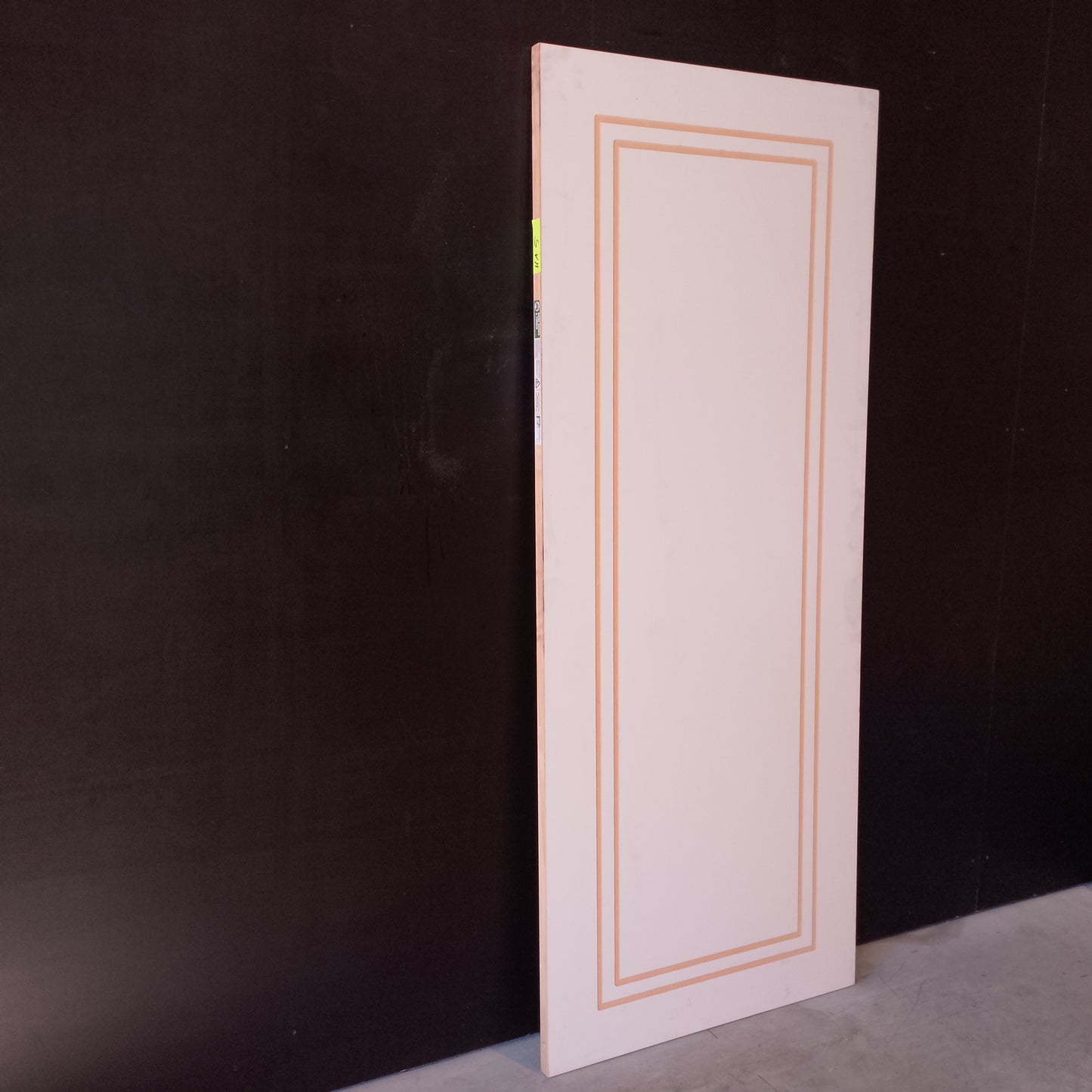 Internal Timber Door - 2040h x 820w Hollow Core w/ Pattern  (HA5) *Factory 2nd* 30617