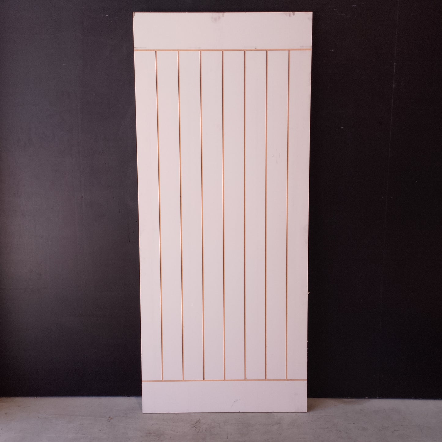 Internal Barn Door - 2340h x 1000w Semi-solid Core w/ Pattern  (FBDS1) *Factory 2nd* 30618