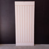 Internal Barn Door - 2340h x 1000w Semi-solid Core w/ Pattern  (FBDS1) *Factory 2nd* 30618