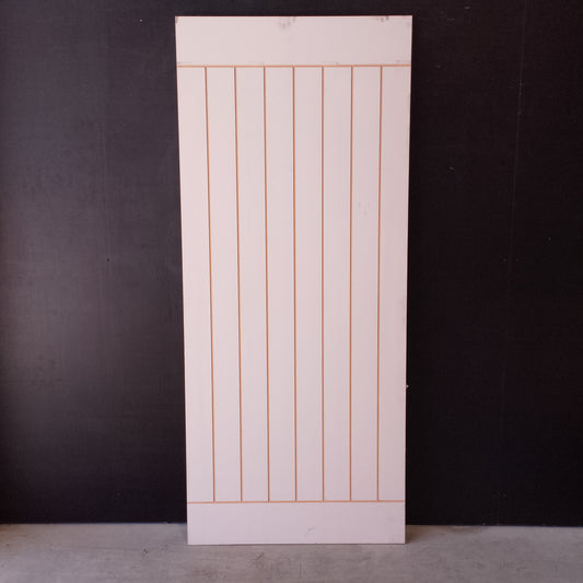 Internal Barn Door - 2340h x 1000w Semi-solid Core w/ Pattern  (FBDS1) *Factory 2nd* 30618