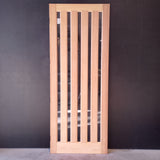 External Timber Door - 2340h x 920w Solid Core w/ 5 X Clear Glass  (AWO5VG) *Factory 2nd* 30625