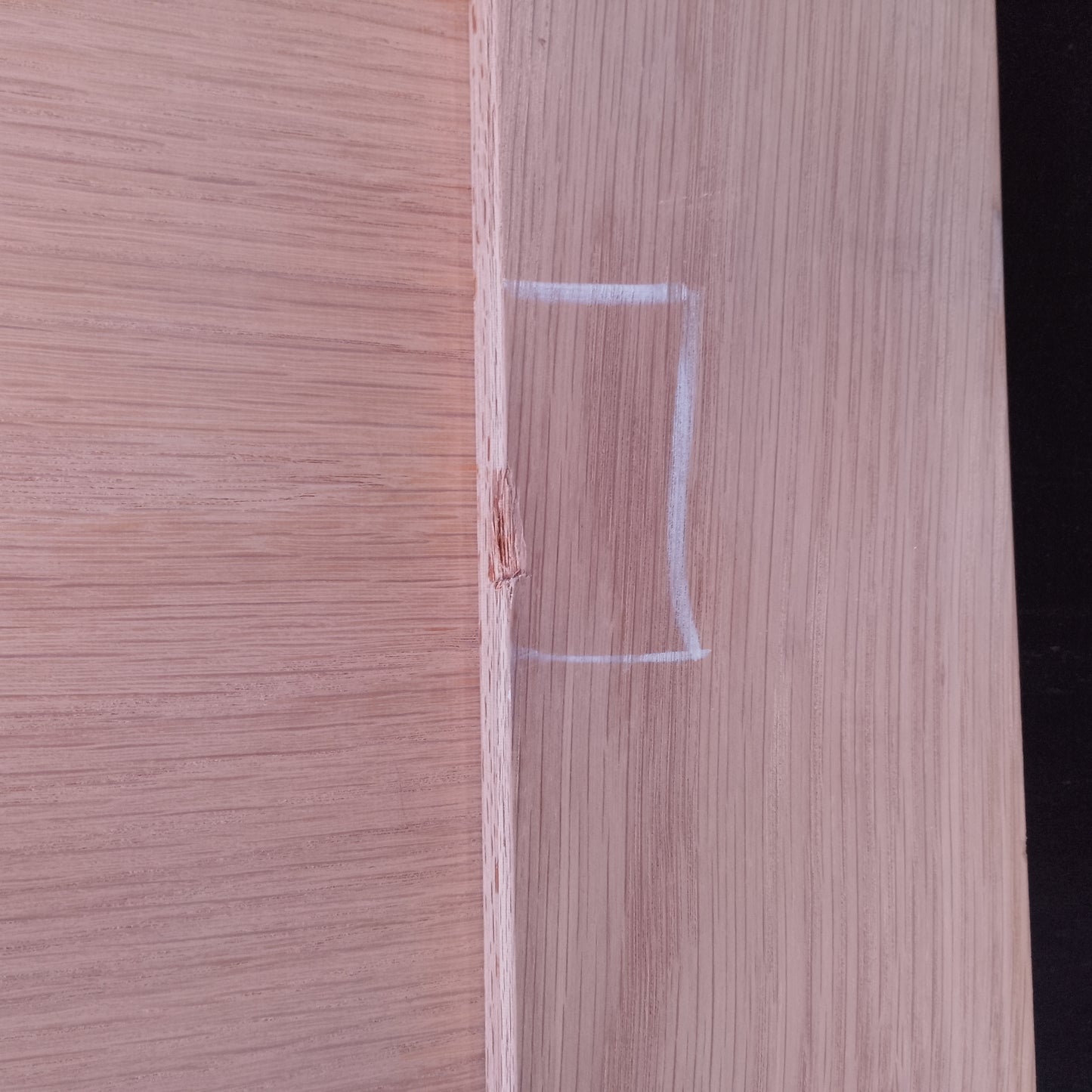 Internal Timber Door - 2340h x 820w Semi-Solid Core w/ Infill Panel (AMOD1) *Factory 2nd* 30626