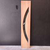 External Timber Sidelite - 2040h x 400w Solid Core w/ 1 X Clear Glass  (XN12) *Factory 2nd* 30628