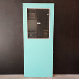 External Timber Door - 2040h x 820w Hollow Core w/ 1 X Clear Glass  (XF3) *Factory 2nd* 30632