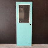 External Timber Door - 2040h x 720w Hollow Core w/ 1 X Clear Glass  (XF3) *Factory 2nd* 30633