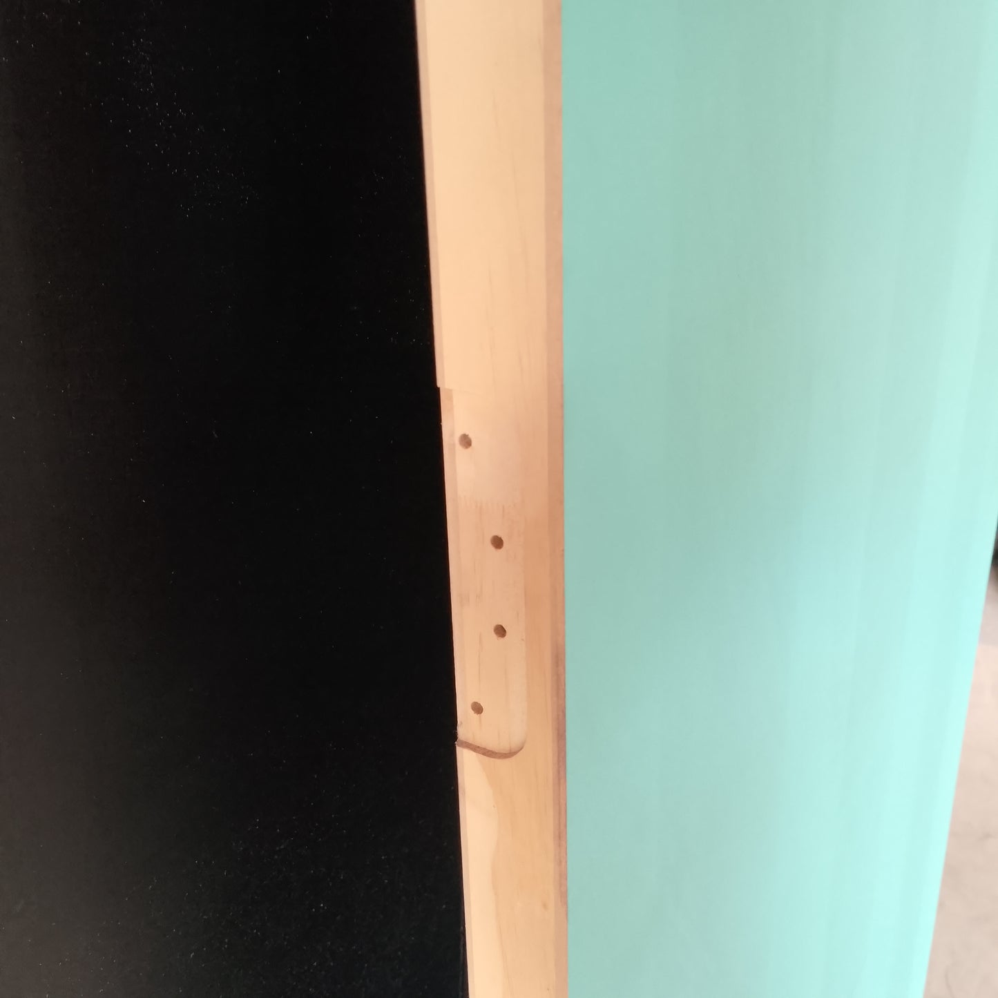 External Timber Door - 2040h x 820w Hollow Core w/ 1 x Clear Glass (XF1) *Factory 2nd* 30638
