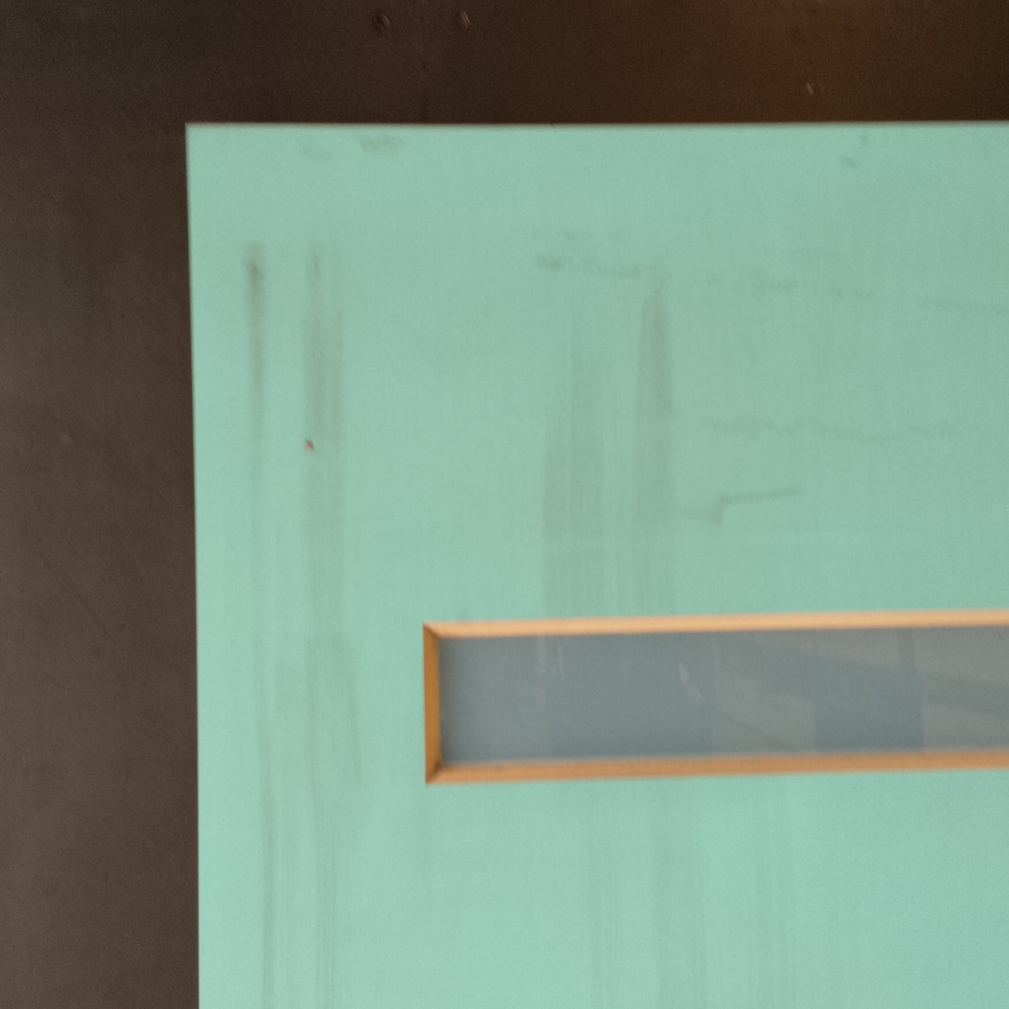 External Timber Door - 2340h x 915w Solid Core w/ 4 X Obscure Glass  (XN5) *Factory 2nd* 30641