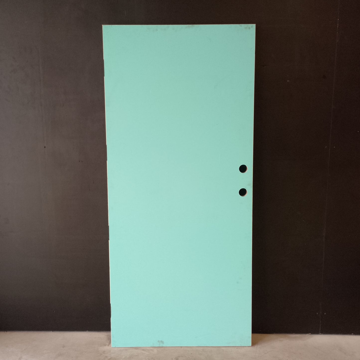External Timber Door - 2040h x 920w Solid Core w/ Pattern one side  (XV10) *Factory 2nd* 30642