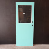 External Timber Door - 2040h x 820w Hollow Core w/ 1 X Clear Glass  (XF3) *Factory 2nd* 30644