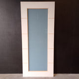 Internal Timber Door - 2040h x 870w Solid Core w/ 1 X Obscure Glass  (HLR210) *Factory 2nd* 30658
