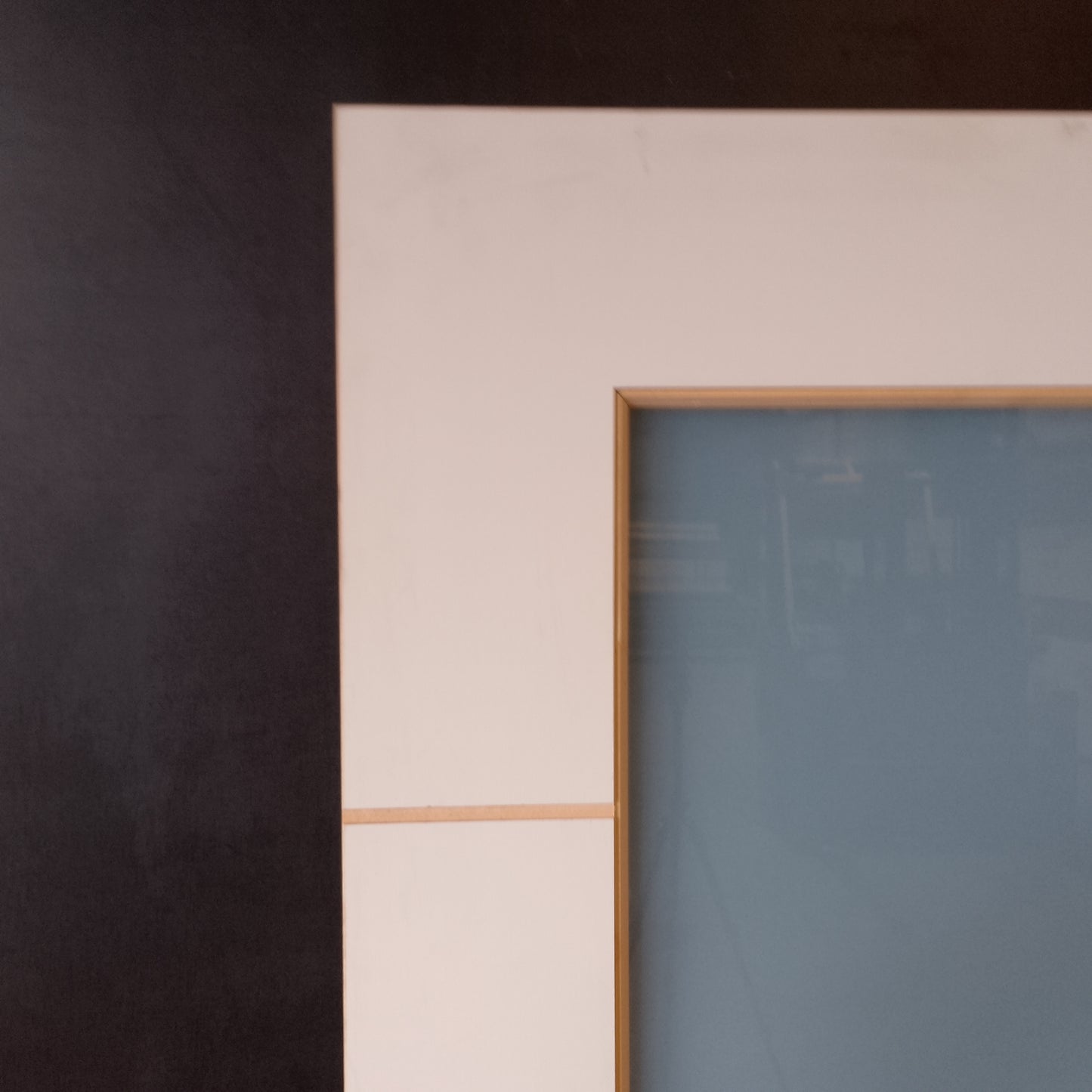Internal Timber Door - 2040h x 870w Solid Core w/ 1 X Obscure Glass  (HLR210) *Factory 2nd* 30658