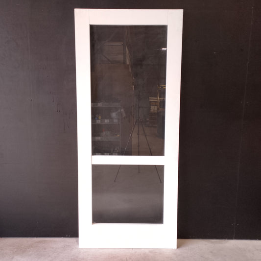 Internal Timber Door - 2040h x 870w Semi-Solid Core w/ 1 X Clear Glass  (HAM2) *Factory 2nd* 30661