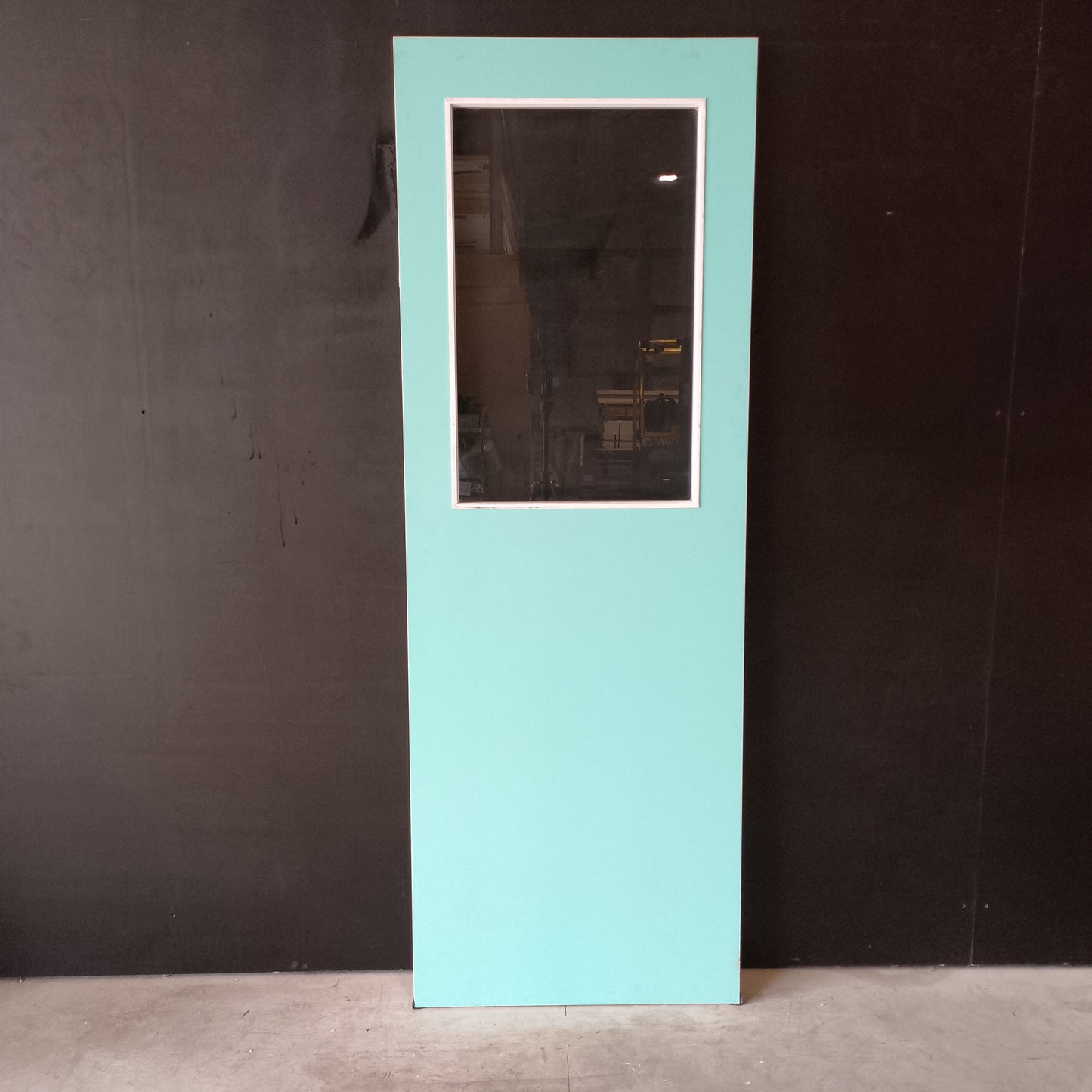 External Timber Door - 2040h x 720w Hollow Core w/1 X Clear Glass  (XF3) *Factory 2nd* 30666