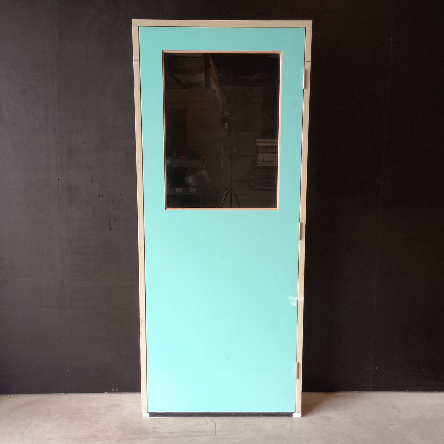 Timber Entry Door - Pre-Hung in a 2103h x 887w Frame w/ 1 x Clear Glass *Factory 2nd* 30667