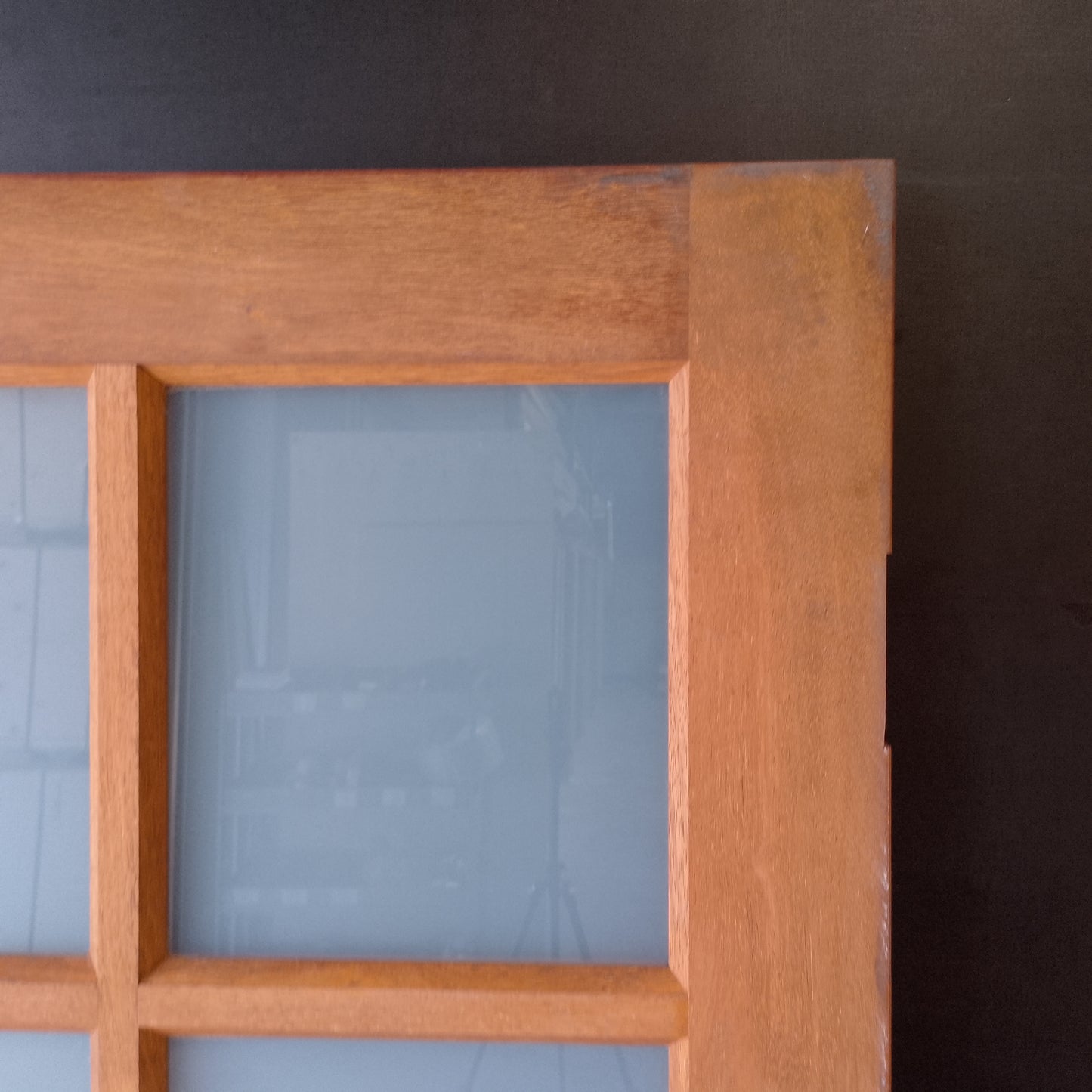 External Timber Door - 2040h x 820w Solid Core w/ 10 Obscure Glass (INF40) *Factory 2nd* 30670