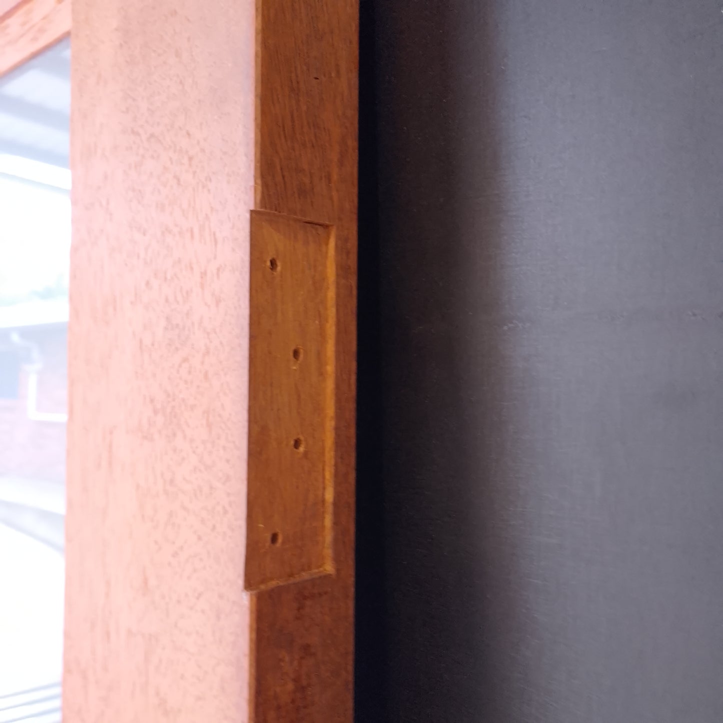 External Timber Door - 2040h x 820w Solid Core w/ 10 Obscure Glass (INF40) *Factory 2nd* 30670
