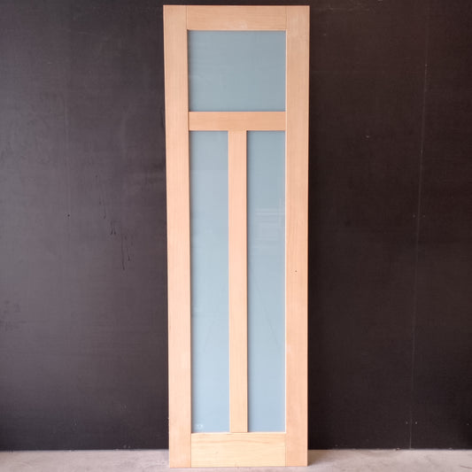 Internal Timber Door - 2340h x 720w Semi-solid Core w/ Obscure Glass (AMOD3GT) *Factory 2nd* 30681