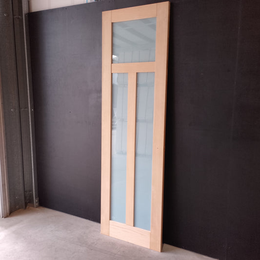 Internal Timber Door - 2340h x 720w Semi-solid Core w/ Obscure Glass (AMOD3GT) *Factory 2nd* 30681