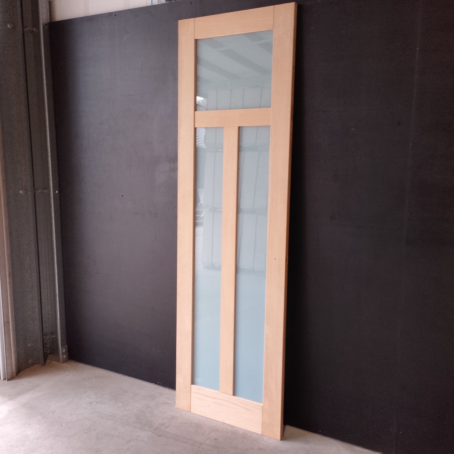 Internal Timber Door - 2340h x 720w Semi-solid Core w/ Obscure Glass (AMOD3GT) *Factory 2nd* 30681