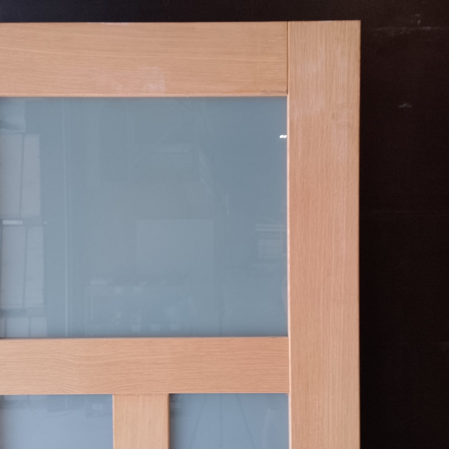 Internal Timber Door - 2340h x 720w Semi-solid Core w/ Obscure Glass (AMOD3GT) *Factory 2nd* 30681