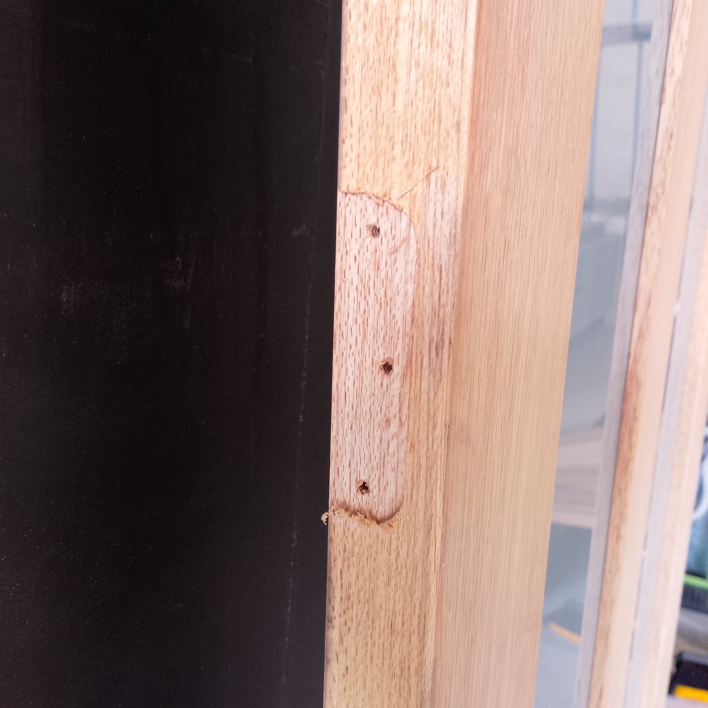 Internal Timber Door - 2340h x 720w Semi-solid Core w/ Obscure Glass (AMOD3GT) *Factory 2nd* 30681